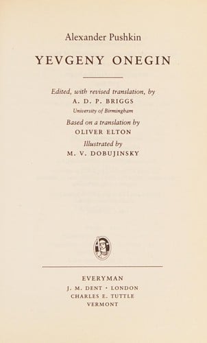 Yevgeny Onegin