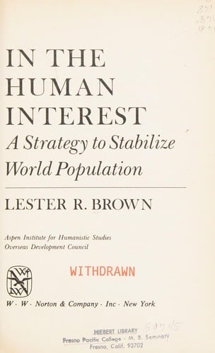 In the human interest