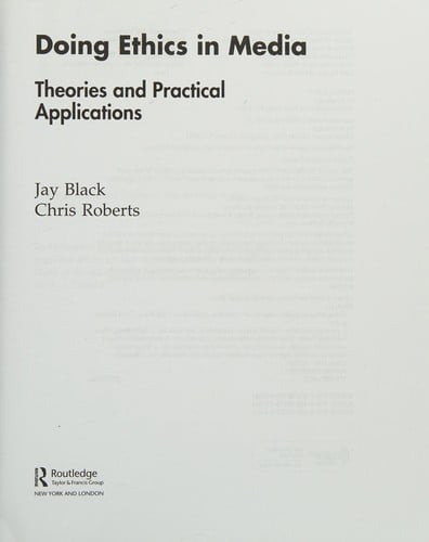 Doing ethics in media