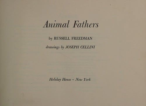 Animal fathers