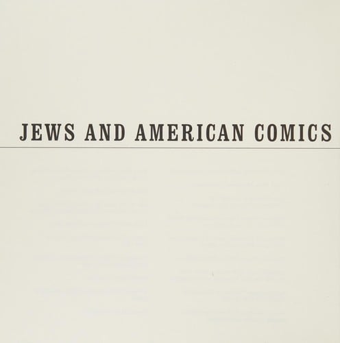 Jews and American comics