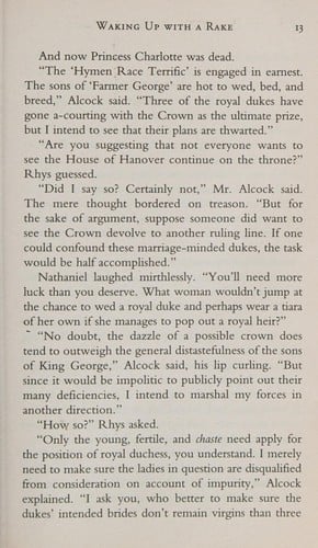 Waking up with a rake