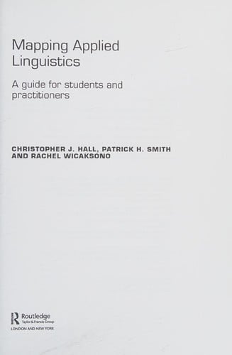 Mapping applied linguistics