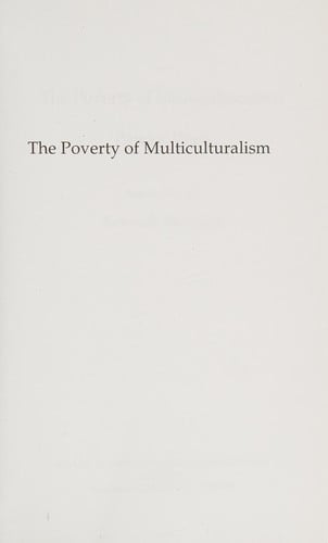 POVERTY OF MULTICULTURALISM