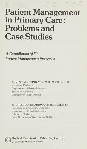 Patient management in primary care