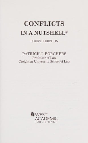 Conflicts in a nutshell