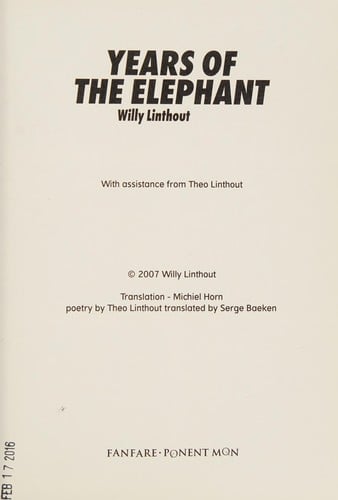 Years of the elephant