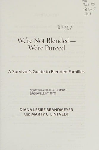 We're not blended, we're pureed