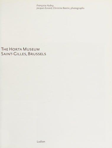 The Horta Museum, Saint-Gilles, Brussels