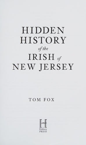 Hidden history of the Irish of New Jersey
