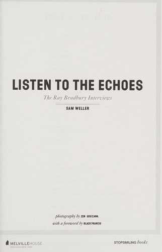 Listen to the echoes