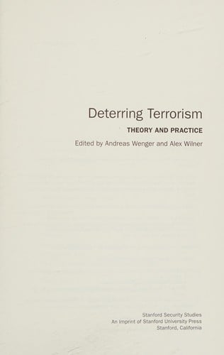 Deterring terrorism