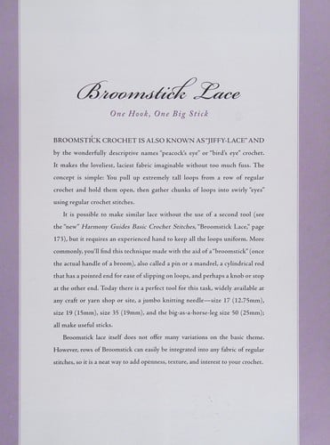 Crochet lace innovations