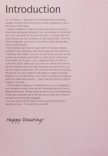 How to draw manga girls in simple steps