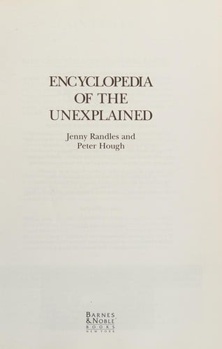 Encyclopedia of the unexplained