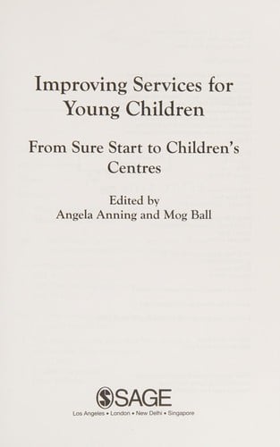 Improving services for young children