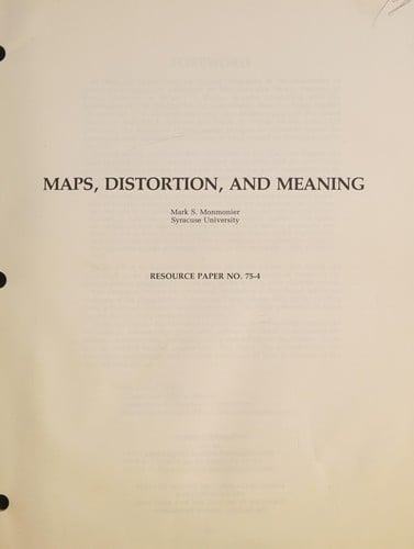Maps, distortion, and meaning