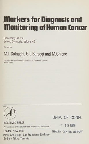 Markers for diagnosis and monitoring of human cancer