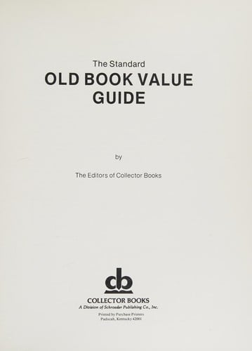 The standard old book value guide