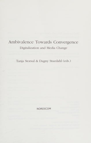 Ambivalence towards convergence