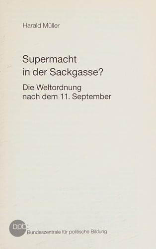 Supermacht in der Sackgasse?