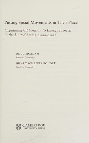 Putting social movements in their place