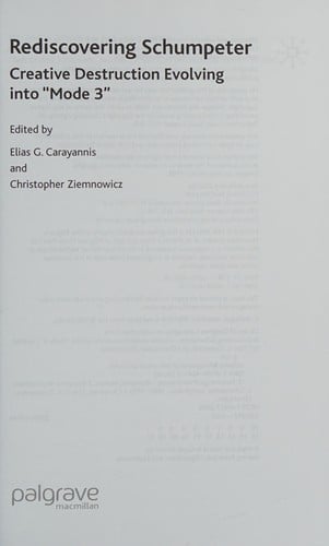 Rediscovering Schumpeter