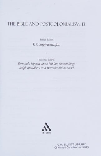 A postcolonial commentary on the New Testament writings