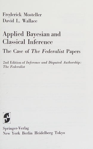 Applied Bayesian and classical inference