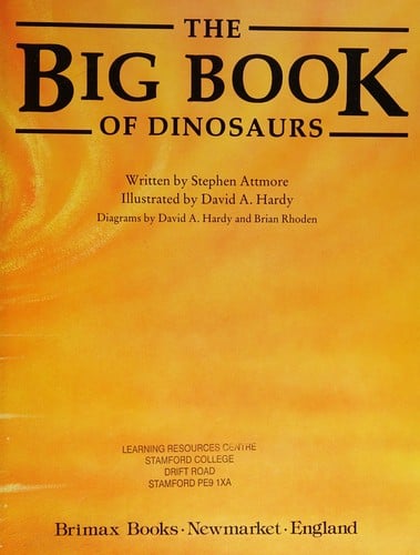 The big book of dinosaurs