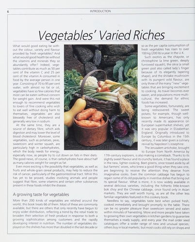 Fresh ways with vegetables