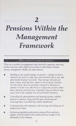 Managing the pensions revolution