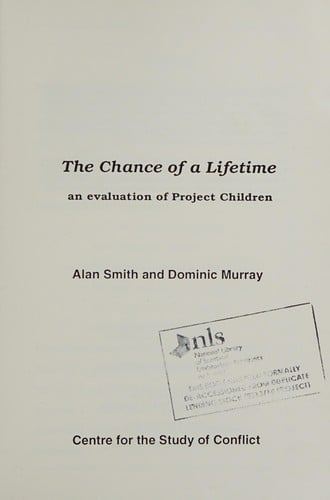 The chance of a lifetime