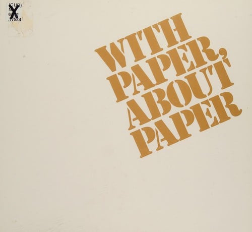With paper, about paper