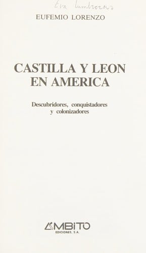 Castilla y León en América