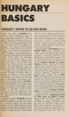 The rough guide to Eastern Europe