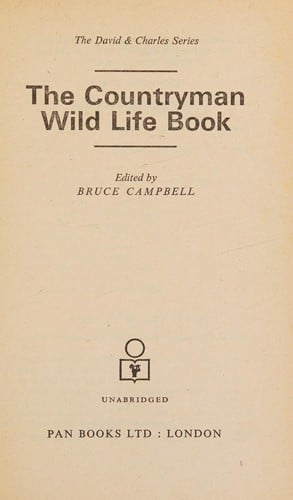 "The Countryman" wild life book