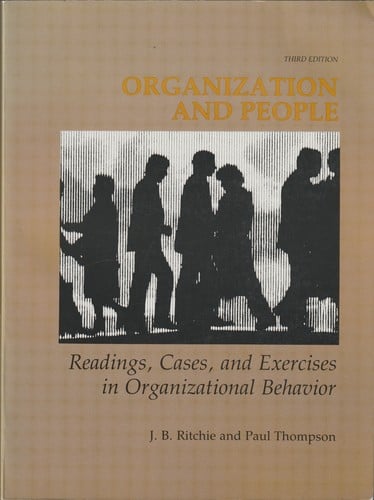 Organizations & People 3D (West Series in Management)