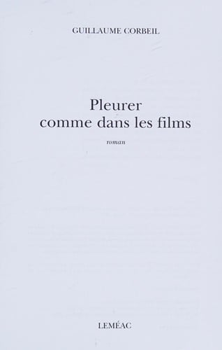 Pleurer comme dans les films