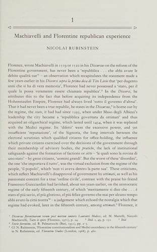 Machiavelli and Republicanism (Ideas in Context)