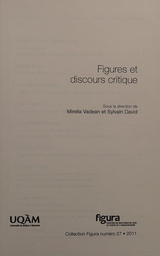 Figures et discours critique