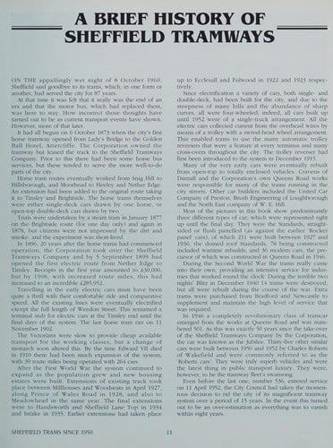 A Nostalgic Look at Sheffield Trams Since 1950 (Towns and Cities)