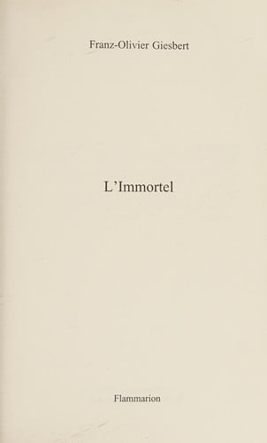 L' immortel