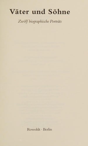 Väter und Söhne
