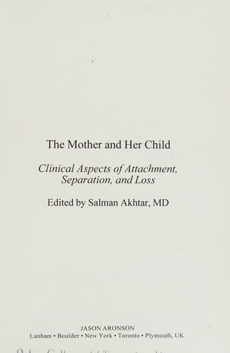 The mother and her child