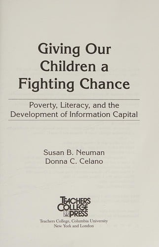 Giving our children a fighting chance