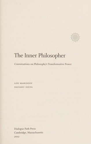 The inner philosopher