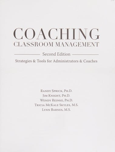 Coaching classroom management