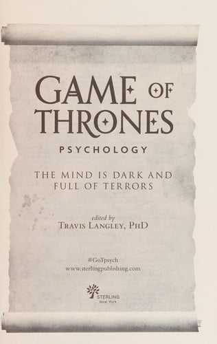 Game of Thrones psychology