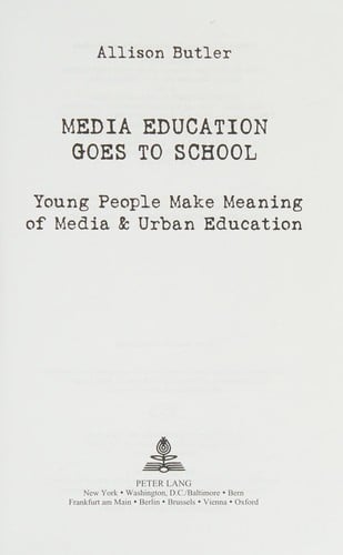 Media education goes to school